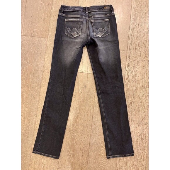 Women’s American Rag Cie Dark Wash Denim Jeans Gray Black Size 3R - Picture 6 of 10